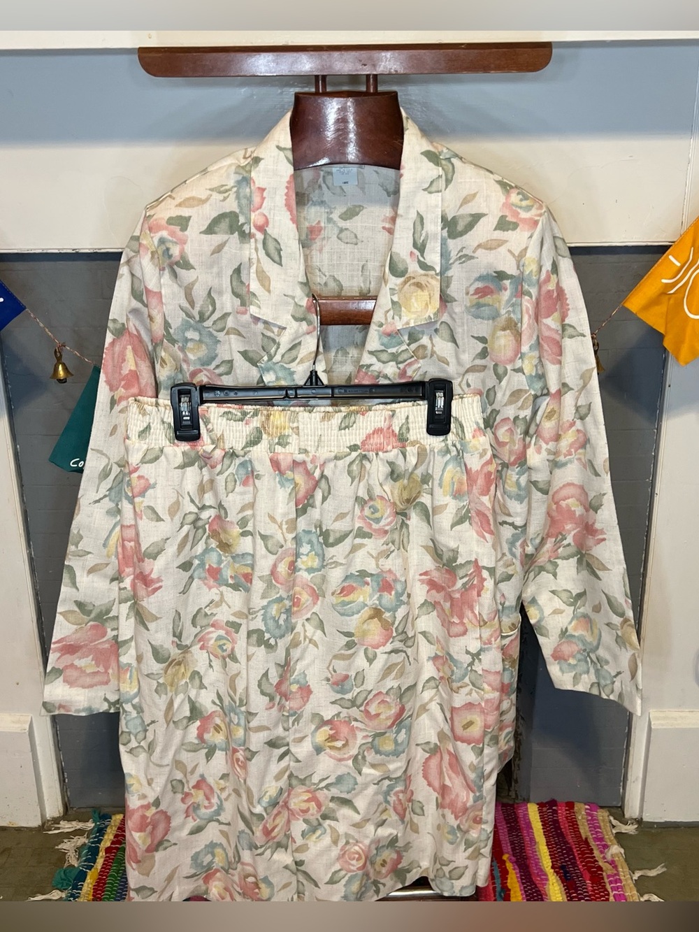 Vintage floral 2 piece